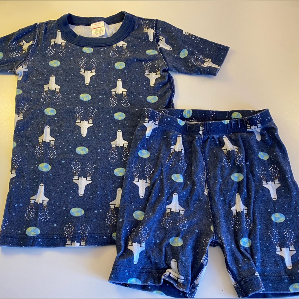 Hanna Andersson Galactic Space Short Pajama Set 130 (8)